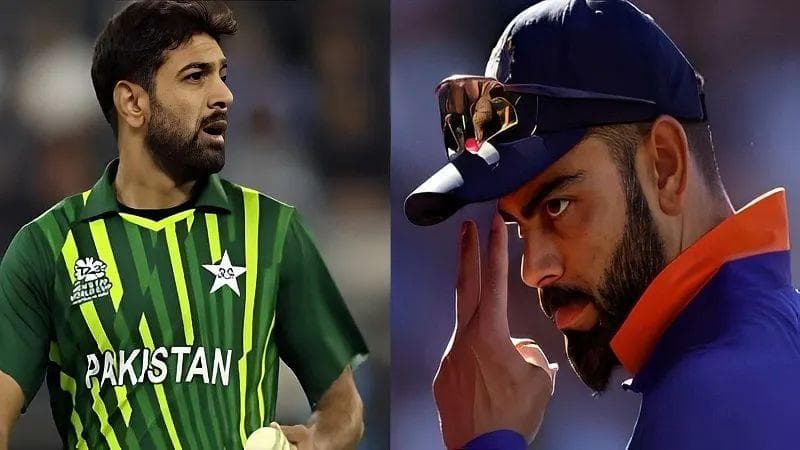 Indian Cricketer Virat Kohli Takes on Challenge from Pakistani Bowler Harris Rauf