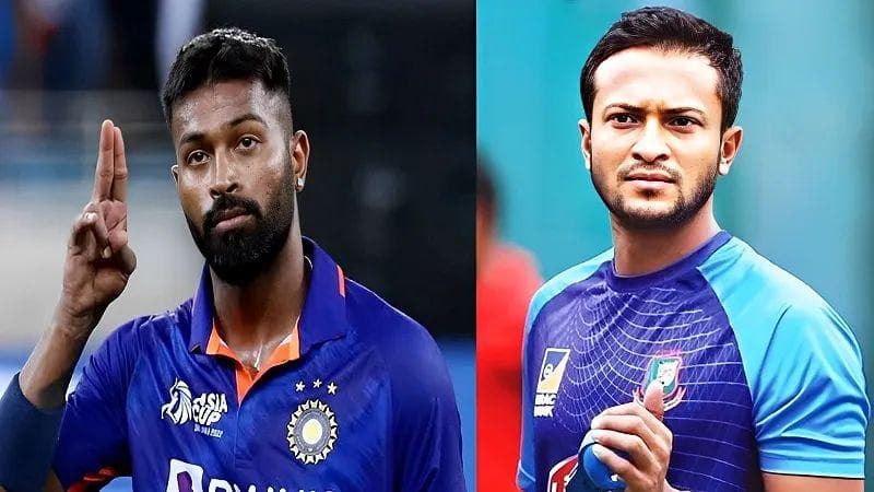 <strong>Hardik breathing on Shakib’s shoulder</strong>
