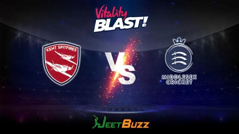 <strong>Vitality Blast 2023 Cricket Prediction | South Group: Kent Spitfires vs Middlesex</strong>