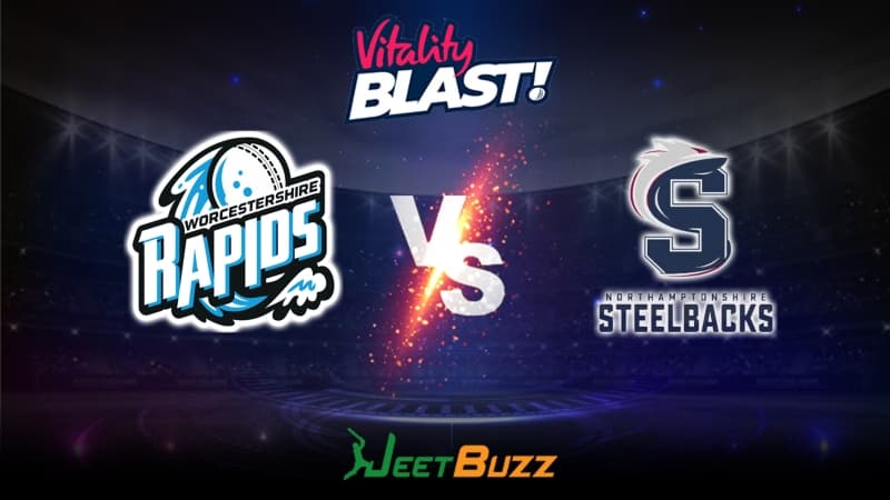 <strong>Vitality Blast 2023 Cricket Prediction | North Group: Worcestershire Rapids vs Northamptonshire Steelbacks</strong>