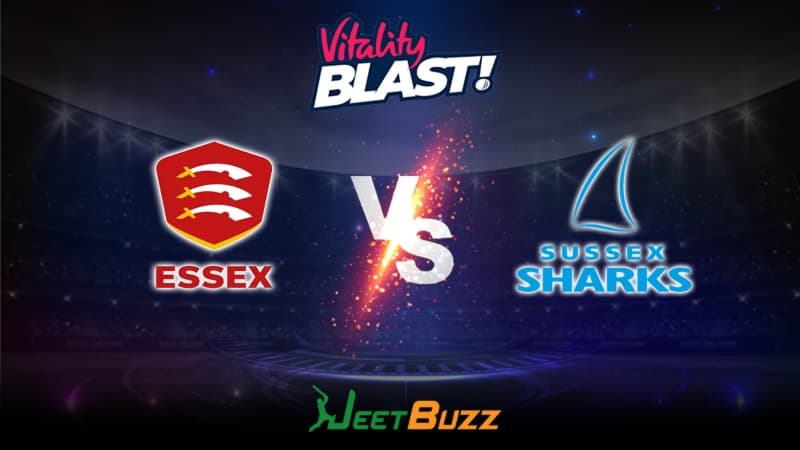 <strong>Vitality Blast 2023 Cricket Prediction | South Group: Essex vs Sussex Sharks</strong>