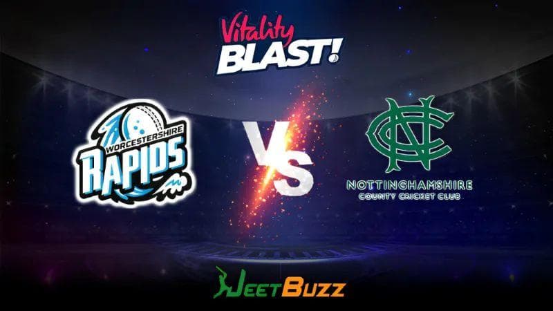 <strong>Vitality Blast 2023 Cricket Prediction | North Group: Worcestershire Rapids vs Notts Outlaws</strong>