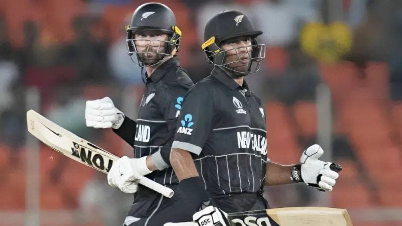 <strong>Conway & Ravindra Smash into Top 5 Highest ODI World Cup Partnership Record</strong>