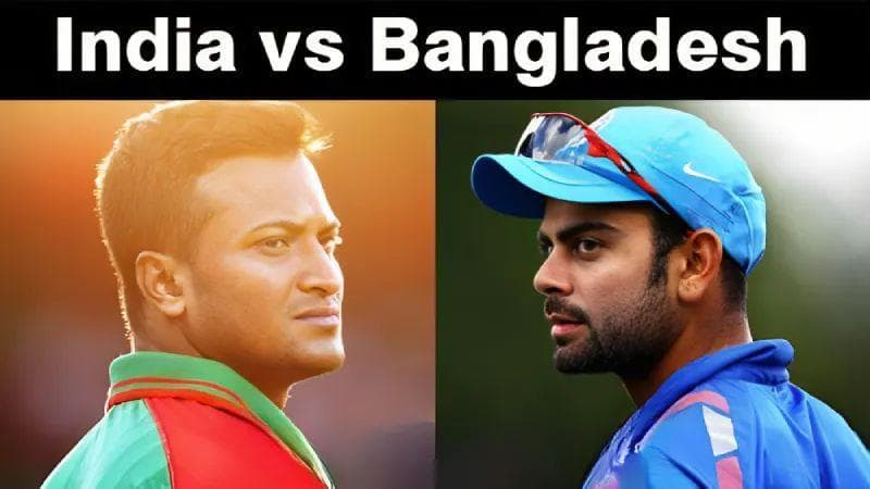 Kohli and Shakib’s Score Comparison in India vs Bangladesh ODI World Cup History