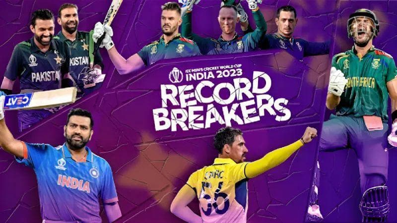 Unbelievable Runs Galore, Stats & Records of ODI World Cup 2023 so Far