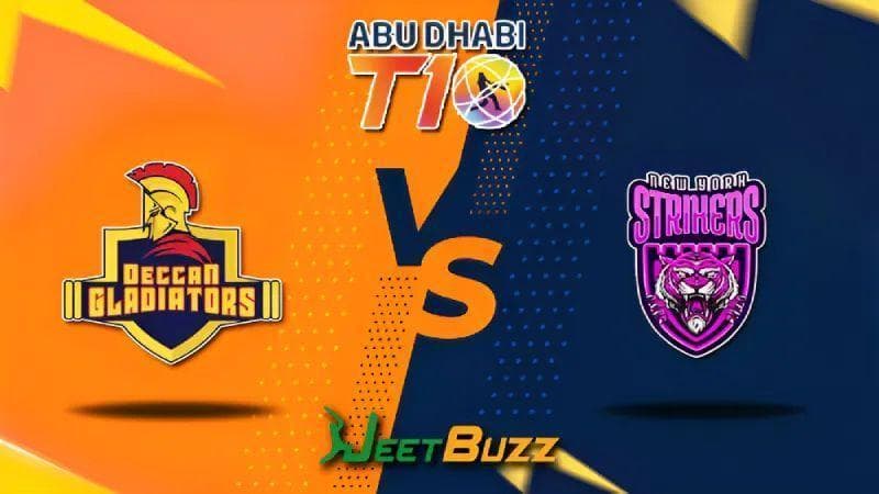 <strong>Abu Dhabi T10 League Cricket Match Prediction 2023 | Match 1 | Deccan Gladiators vs New York Strikers – Who will win in the first match? | Nov, 28</strong>